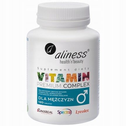 Aliness, Premium Vitamin Complex for Men 120 Tablets