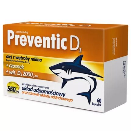 Preventic Vitamin D3 60 capsules