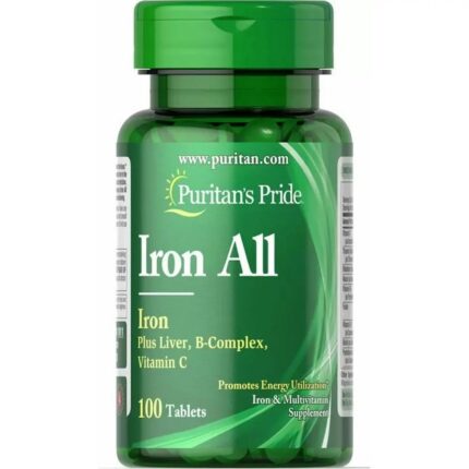Puritan's Pride Iron Supplement 100 Tablets