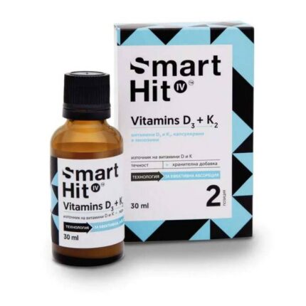 Smart Hit IV Vitamin D3 + K2 Drops 30 ml