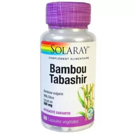 Solaray Bamboo Tabashir 300mg 60 Capsules – Solaray
