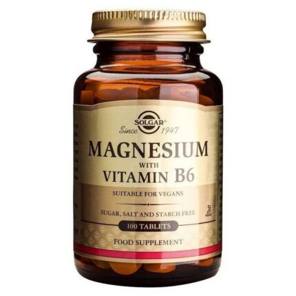Solgar Magnesium with Vitamin B6 tablets 100 pcs