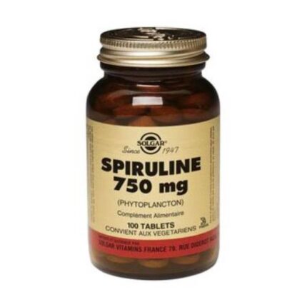 Spirulina 750 mg, 100 pcs
