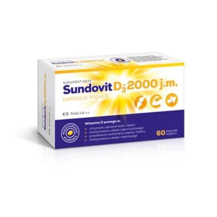 Sundovit Vitamin D3 2000 IU 60 capsules