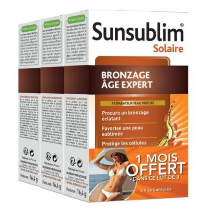 Sunsublim Solar Tan Age Expert 3x28 Capsules – Sunsublim