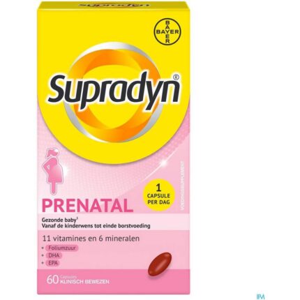 Supradyn Prenatal Multivitamins 60 Capsules