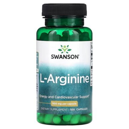 Swanson, L-Arginine 500 mg, 100 kapsułek