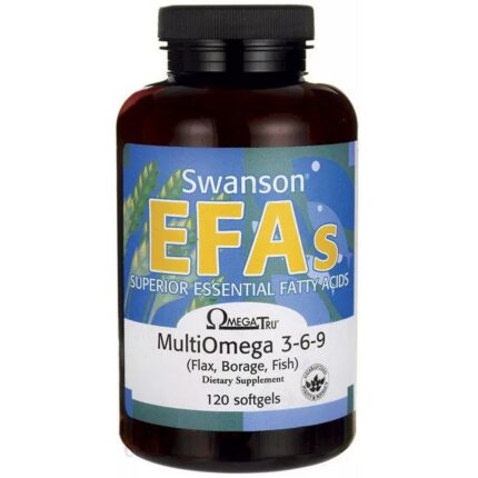 Swanson Multiomega 3-6-9 400mg 120 Caps