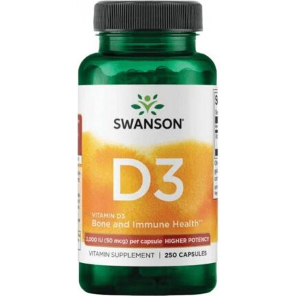 Swanson Vitamin D3 2000 IU Capsules 250