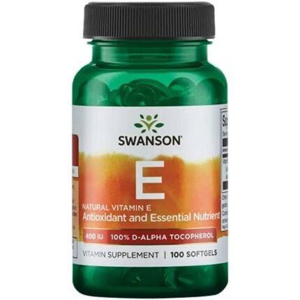 Swanson Vitamin E Natural 400 IU capsules 100 pcs