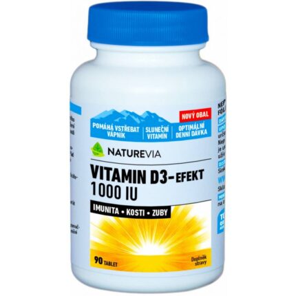 Swiss Vitamin D3 Effect 1000 IU Capsules 90