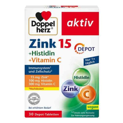 Tetesept Zinc 15 Depot + Histidine + Selenium 30 tablets