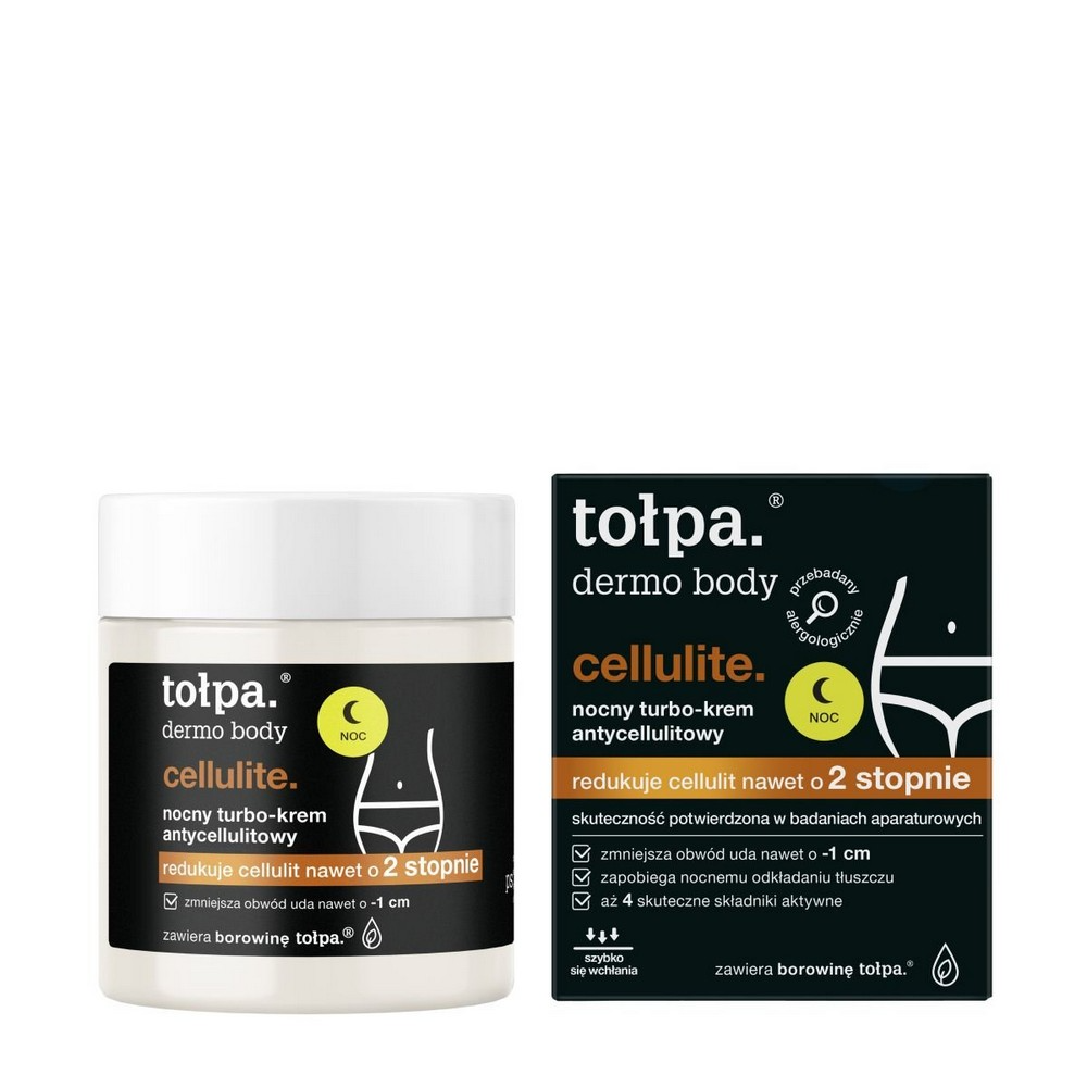 tolpa dermo cellulite night turbo anti cellulite cream 250ml Tołpa DE Cellulite Night Turbo Anti-cellulite Cream 250ml