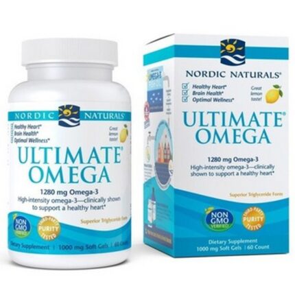 Nordic Naturals Ultimate Omega-3 Blend, 60 Capsules