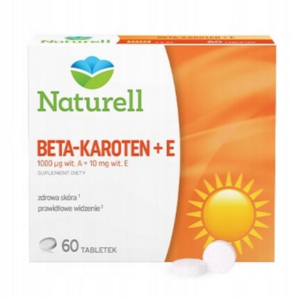 USP Zdrowie Naturell Beta-Carotene + E 60 pcs