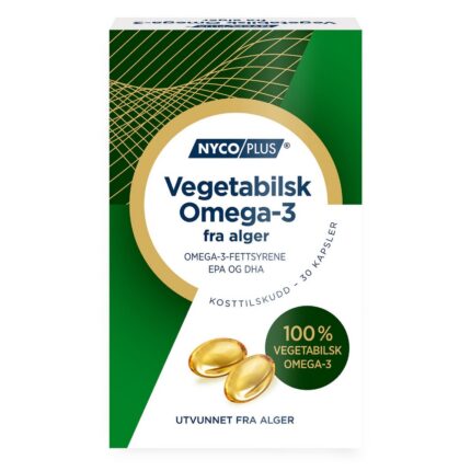 Vegetable Omega-3 Algae Capsules 30