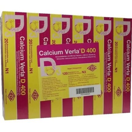 Verla Calcium Verla D400 Effervescent Tablets, 120 pcs