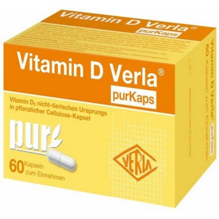 Verla Vitamin D Verla purKaps, 60 pcs