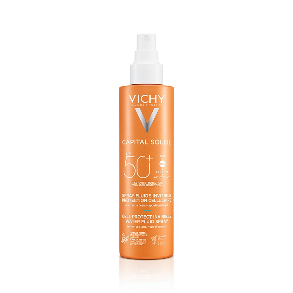 vichy capital soleil cell protect light protective spray spf 50 200ml Vichy Capital Soleil Cell Protect Light Protective Spray SPF 50+, 200ml