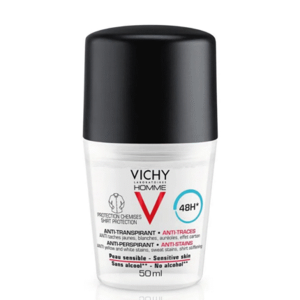 VICHY HOMME Roll-on antiperspirant for men against stains 48h 50ml
