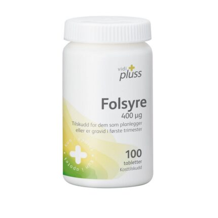 Vidi Plus Folic Acid 400 mcg tablets 100 pcs