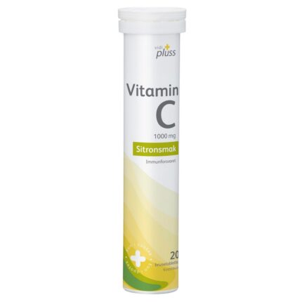 Vidi Plus Vitamin C 1000 mg effervescent tablets lemon flavor 20 pcs