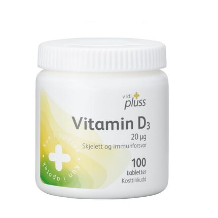 Vidi Plus Vitamin D 20 mcg tablets 100 pcs