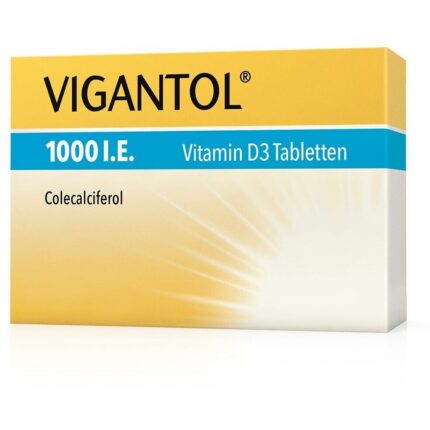 Vigantol, Vitamin D3 1000 IU 200 Tablets