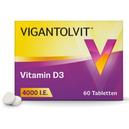 Vigantolvit Vitamin D3 4000 IU Tablets 60 pcs