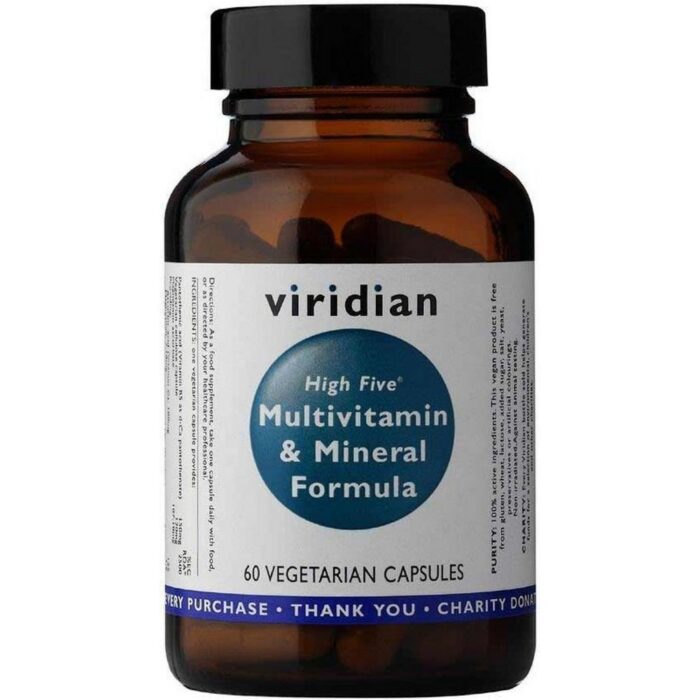 Viridian High Five Multivitamin & Minerals 30 capsules