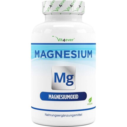 Vit4ever, Magnesium, 400 mg, 365 Capsules