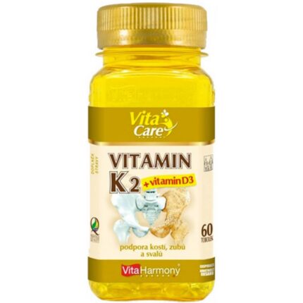 VitaHarmony Vitamin K2 100mcg + D3 25mcg Tablets 6