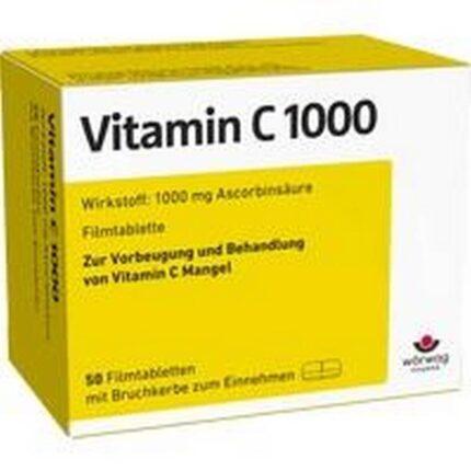 Vitamin C 1000 mg film-coated tablets 50 pcs