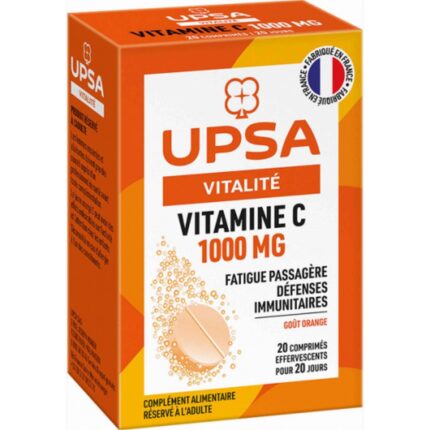 Vitamin C UPSA 1,000 mg Effervescent Tablets, 20 pcs