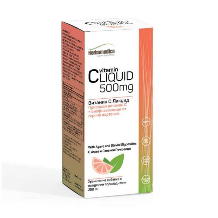 Vitamin C with Agave & Steviol 500mg 250ml