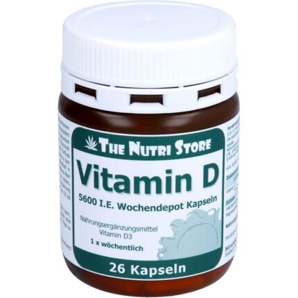 Vitamin D3 5600 IU Weekly Depot Capsules 26 pcs