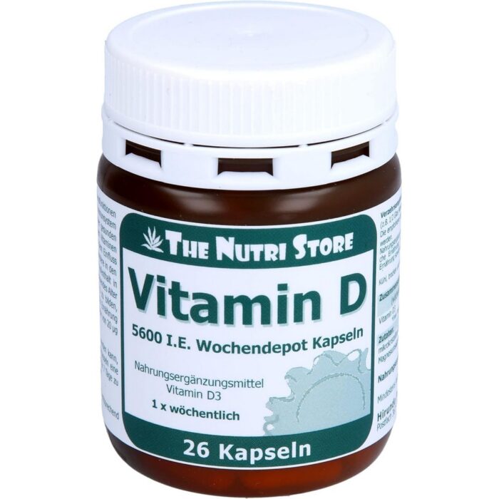 Vitamin D3 5600 IU Weekly Depot Capsules 26 pcs