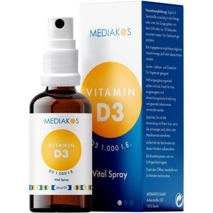 Mediakos Vitamin D3 1000 IU Oral Spray