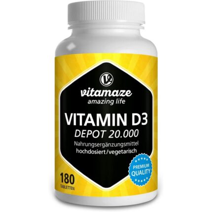 Vitamin D3 20000 IU Tablets 180 pcs