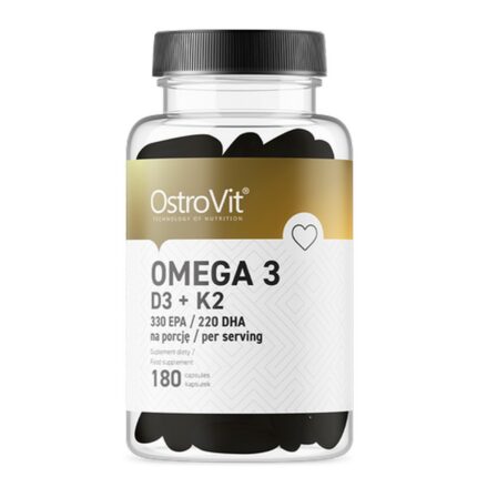 OstroVit, Omega 3 D3 + K2, 239 g / 180 pcs