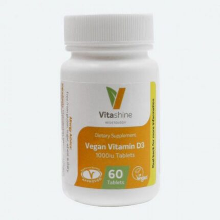 Vitashine Vegan Vitamin D3 1000 IU 60 Tablets