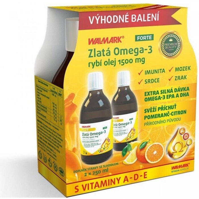 Walmark Gold Omega-3 Forte 1500mg Oil 250ml