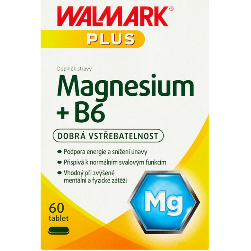 Walmark Magnesium + B6 Active 60 Tablets
