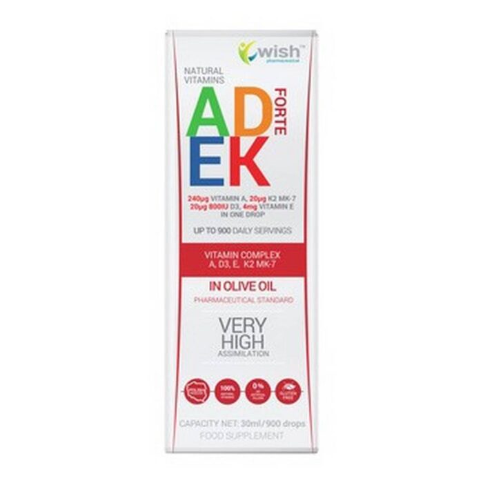 Wish ADEK Forte vitamin complex drops 30 ml