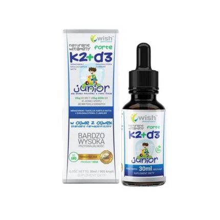 Wish Vitamins K2 + D3 Forte Junior Drops 30 ml