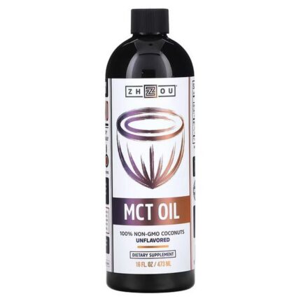 Zhou Nutrition MCT Oil Unflavored, 473 ml (16 fl oz)