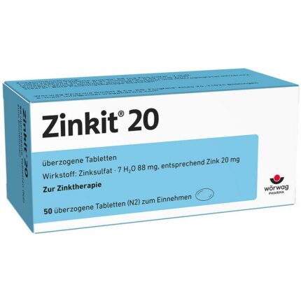 Zincite 20 tablets 50 pcs.,Zinkit 20 Tabletten 50 Stk.