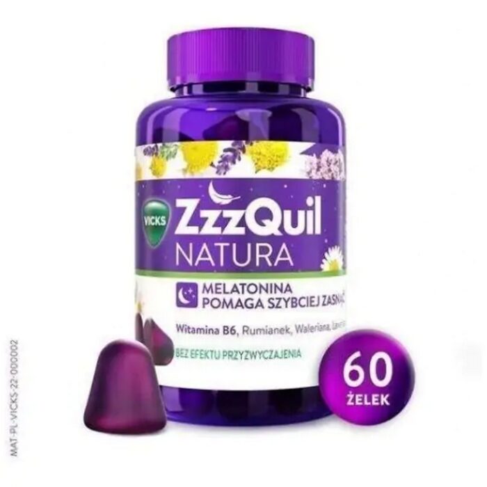 ZzzQuil Natura Melatonin Forest Fruit 60 Gummies