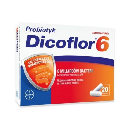 Bayer Dicoflor 6 Probiotic 20 capsules