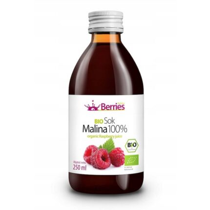 Berries BIO Juice Raspberry 100%, 250 ml